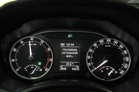 Skoda Octavia 1.6 LPG, Rundinstrumente