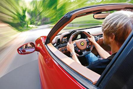 Ferrari 458 Spider, Cockpit, Marcus Peters