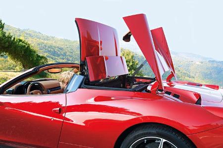 Ferrari 458 Spider, Klappdach, öffnen