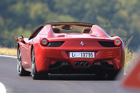 Ferrari 458 Spider, Heck