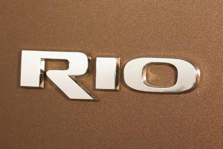 Kia Rio 1.2 Spirit, Typenbezeichnung, Schriftzug