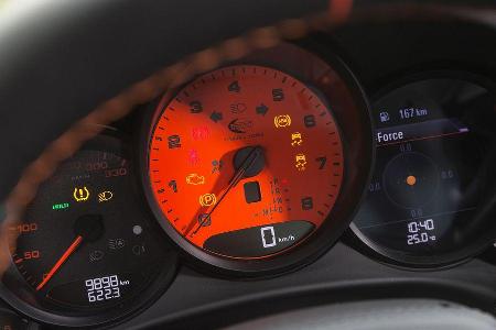 Techart-Porsche 911 Carrera S, Fahrbericht, Tuning, Tacho