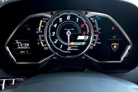 Lamborghini Aventador, Rundinstrumente