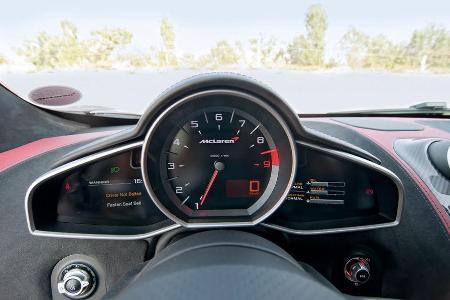 McLaren MP4-12C, Rundinstrumente