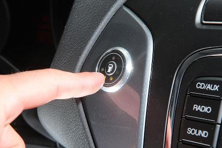 Ford Mondeo Flexifuel LPG, Gasanzeige