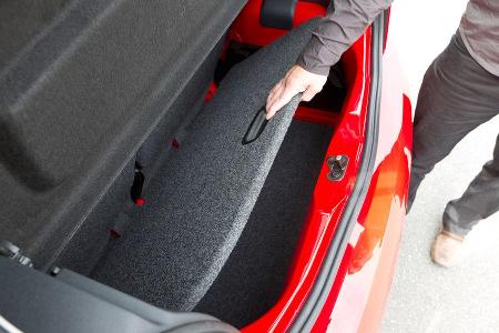 VW Up, Kofferraum