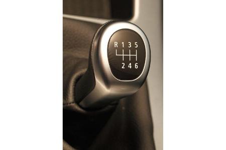BMW 316d Touring, Schaltknauf, Schalthebel