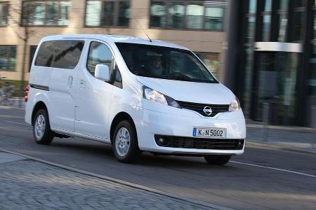 Nissan NV 200 Evalia dCi 110, Frontansicht