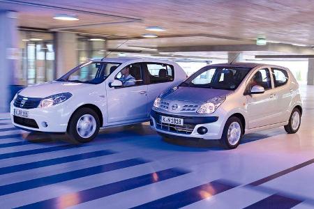 Dacia Sandero, Nissan Pixo