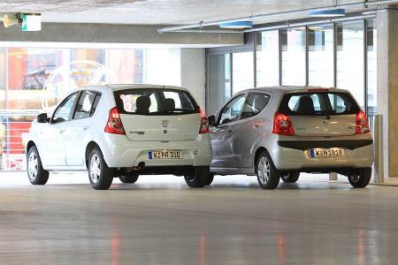 Dacia Sandero, Nissan Pixo