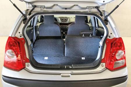 Nissan Pixo, Kofferraum