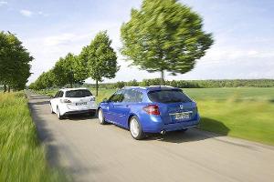 Mazda 6 Kombi und Renault Laguna