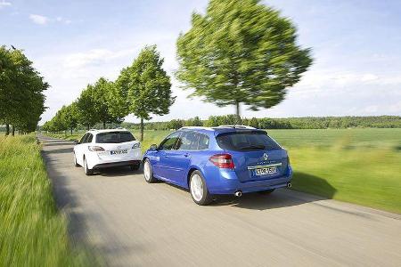 Mazda 6 Kombi und Renault Laguna