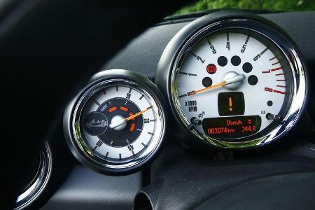 Mini One Cabrio, Instrumente