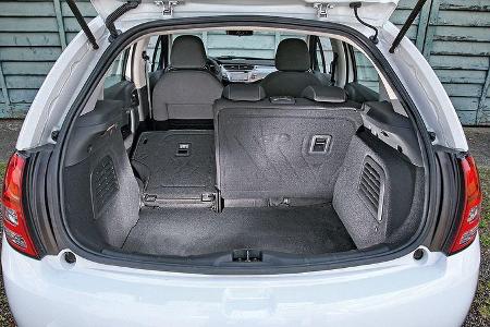 Citroën C3, Kofferraum
