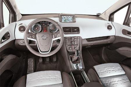 Opel Meriva, Lenkrad, Cockpit