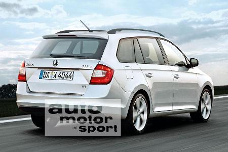 Skoda Fabia Combi, Heckansicht