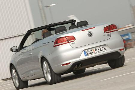 VW EOS 1.4 TSI, Rückansicht, Cabrio