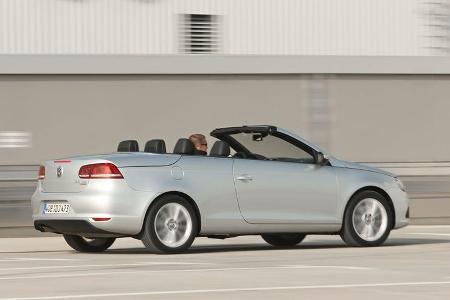 VW EOS 1.4 TSI, Seitenansicht, Cabrio, offen