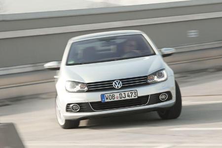 VW EOS 1.4 TSI, Frontansicht, geschlossen