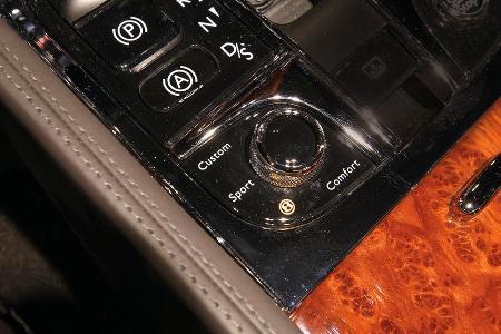 Bentley Mulsanne, Detail, Dmpfereinstellung, Lenkungskennung