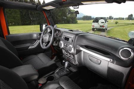 Jeep Wrangler, Cockpit