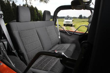 Jeep Wrangler, Sitze, Fond