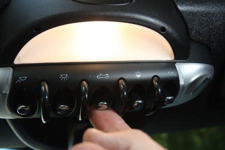 Mini Cooper Cabrio, Detail, Cockpit