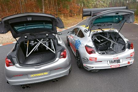 Opel Astra OPC Extreme, Opel Astra OPC Cup, Kofferraum
