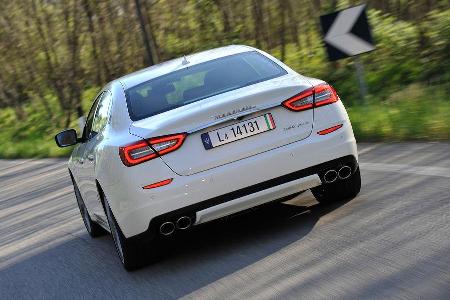 Maserati Quattroporte Diesel, Heckansicht