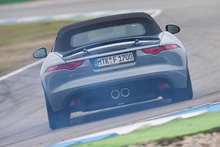 Jaguar F-Type, Heckansicht