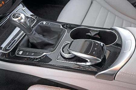 Mercedes C 200, Schalthebel, Mittelkonsole