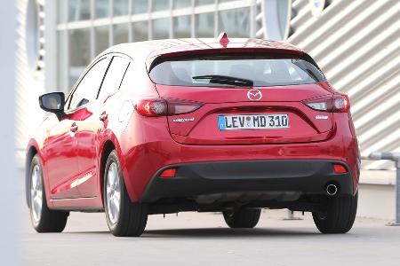 Mazda 3 Skyaktiv-G 100, Heckansicht