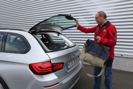 BMW 525d Touring, Heckklappe
