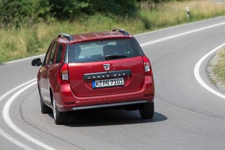 Dacia Logan MCV TCe 90, Heckansicht