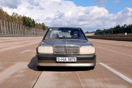 Mercedes 190 E, Nardo, Rekordfahrten