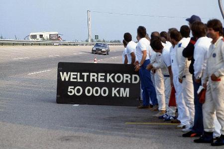 Mercedes 190 E, Nardo, Rekordfahrten