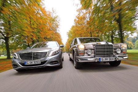 Mercedes 600, S 500, Frontansicht