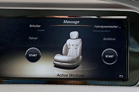 Mercedes S 500 L, Massage-Funktion