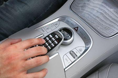 Mercedes S 500 L, Mittelkonsole