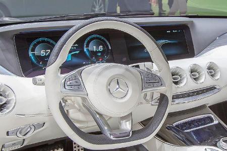 Sitzprobe Mercedes S-Klasse Coupé Concept