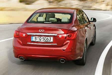 Infiniti Q50 3.5 V6 Hybrid, Heckansicht