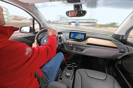 BMW i3, Cockpit, Fahjrersicht