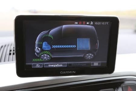 VW E-Up, Monitor, Bordcomputer