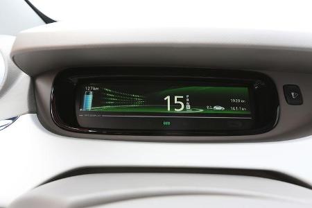 Renault Zoe, Bordcomputer, Anzeige