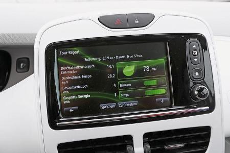 Renault Zoe, Monitor, Bordcomputer