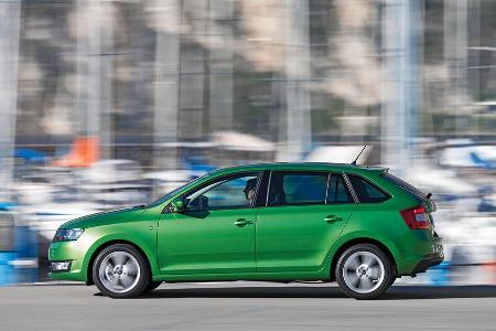 Skoda Rapid Spaceback 1.4 TSI, Seitenansicht