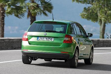 Skoda Rapid Spaceback 1.4 TSI, Heckansicht