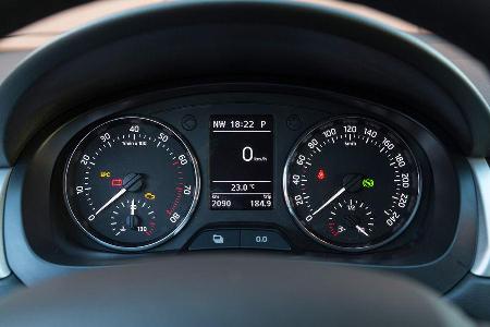 Skoda Rapid Spaceback 1.4 TSI, Rundinstrumente