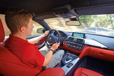 BMW 435i Coup, Cockpit, Fahrer